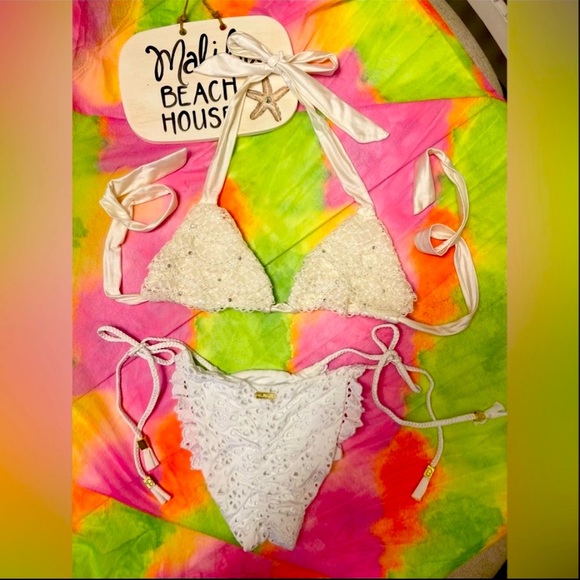 Beach Bunny Swim Rare Beach Bunny Bridal Vintage Bikini Poshmark